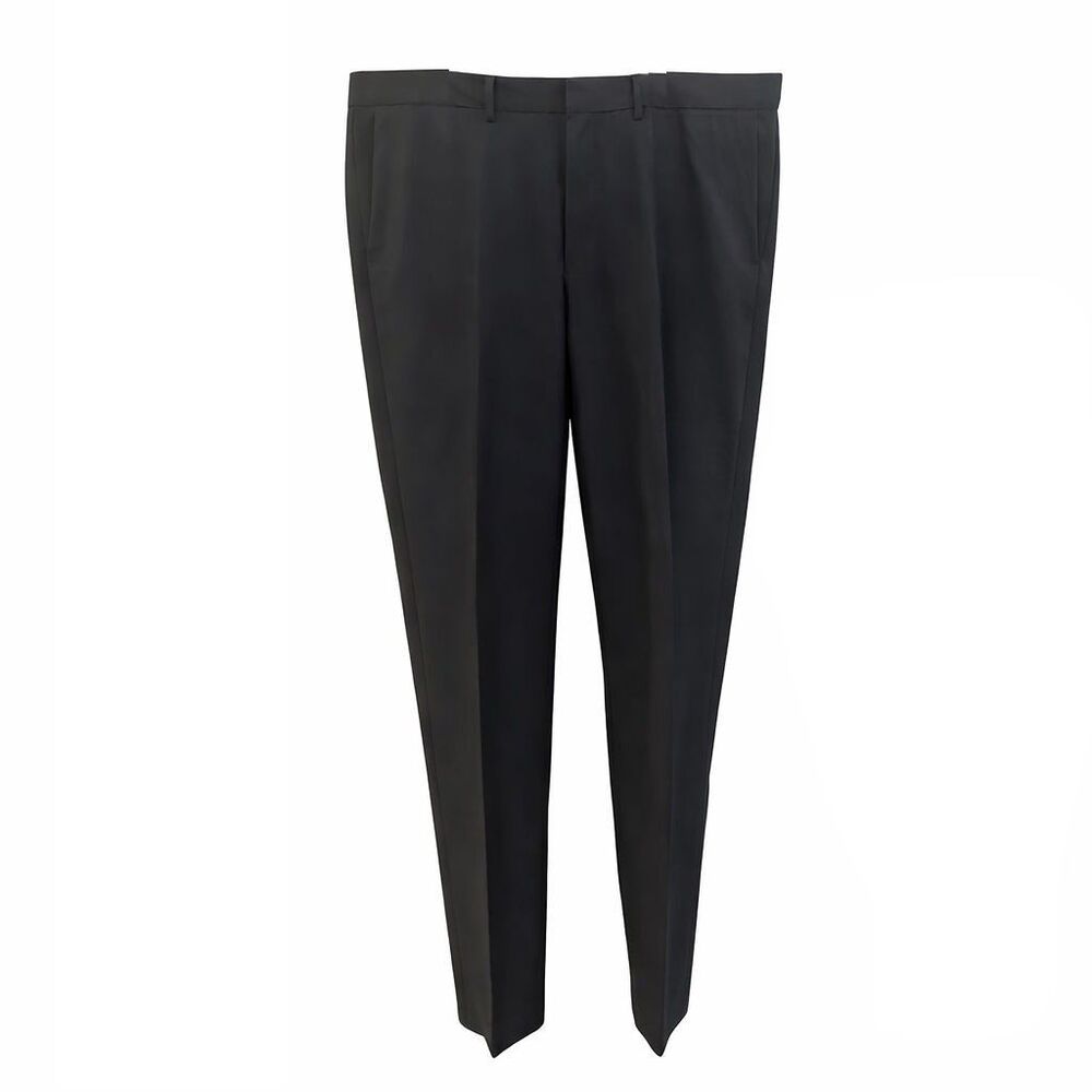 Kenneth Cole Reaction Men's Techni-Cole Slim Fit Pants 40x32 Gray Flat Front